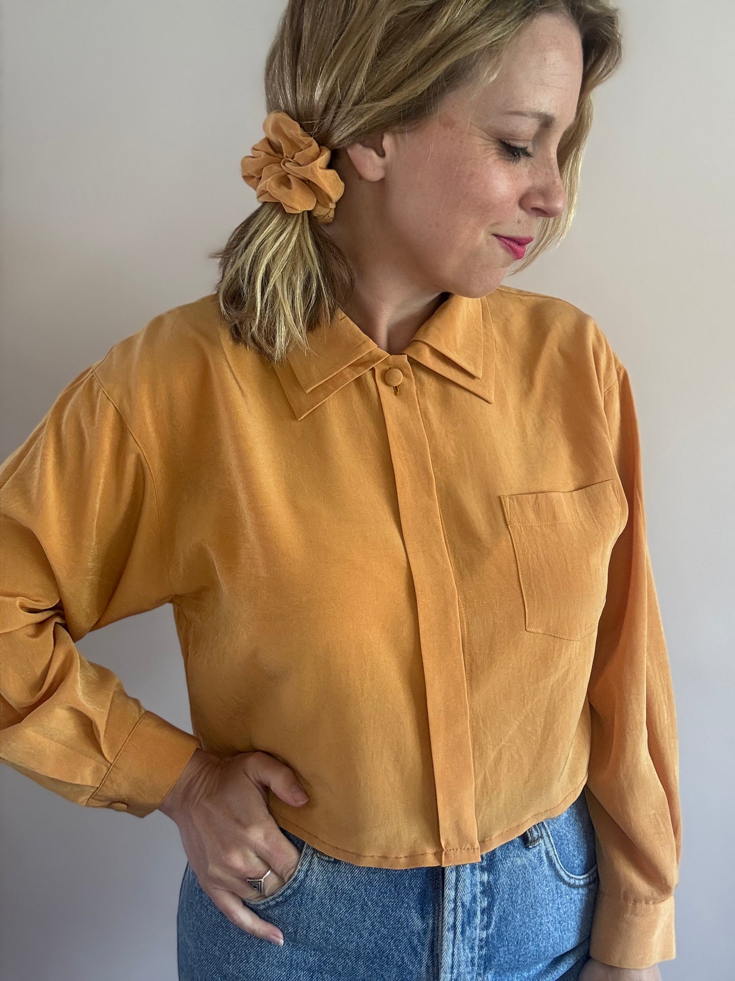 Reworked vintage blouse