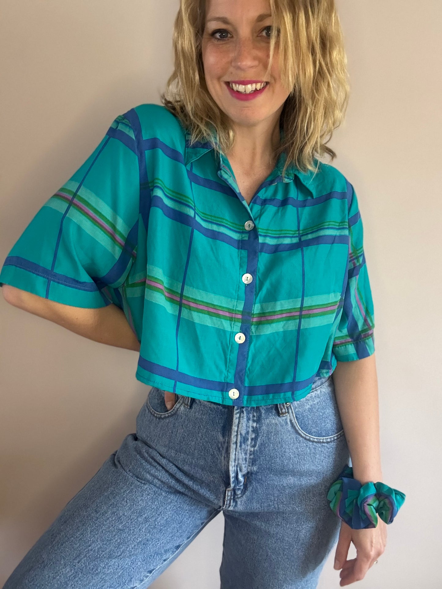 Reworked vintage blouse