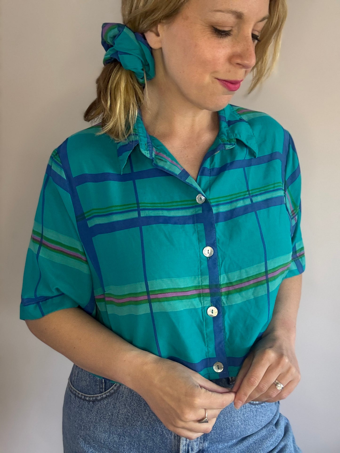 Reworked vintage blouse
