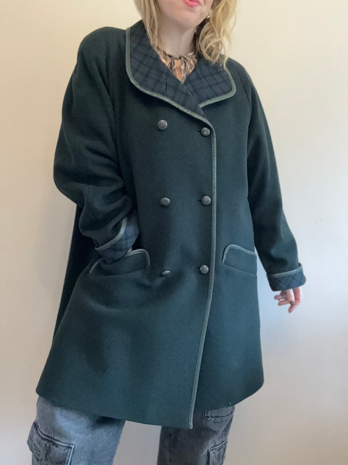 Vintage wool blend coat