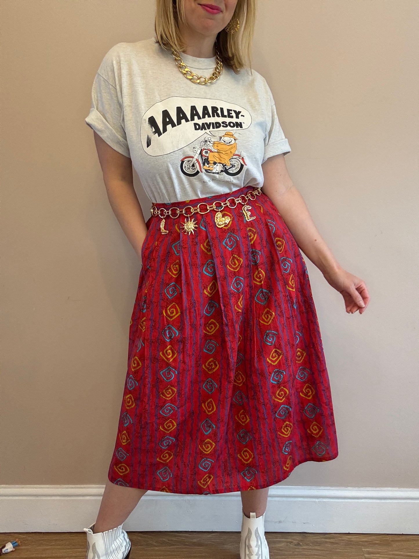 Vintage cotton skirt