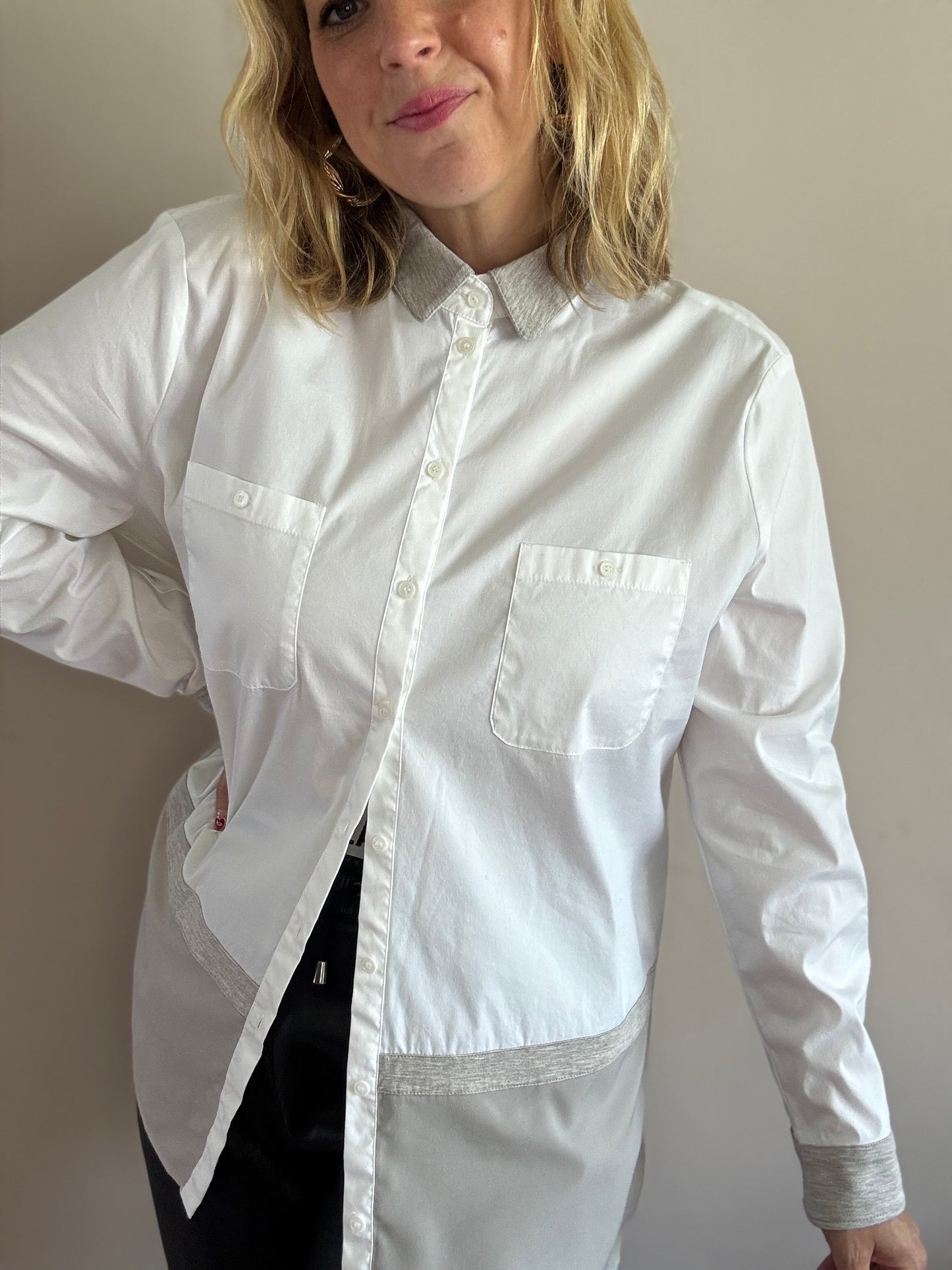 Vintage 1990s white blouse