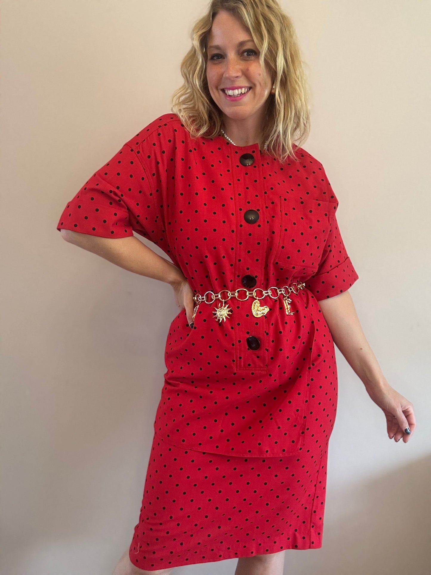 Vintage 1980s ‘ladybird’ dress