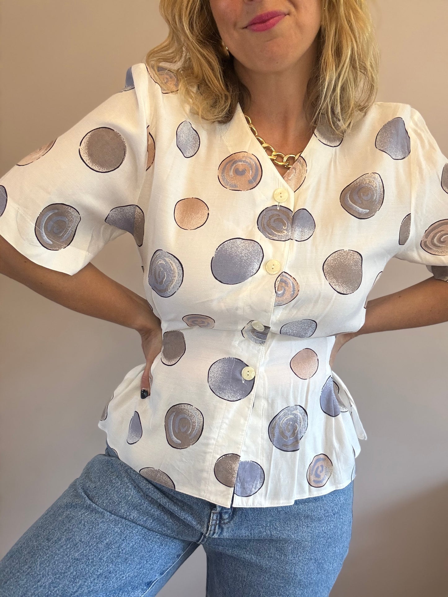 Vintage ‘spot’ blouse
