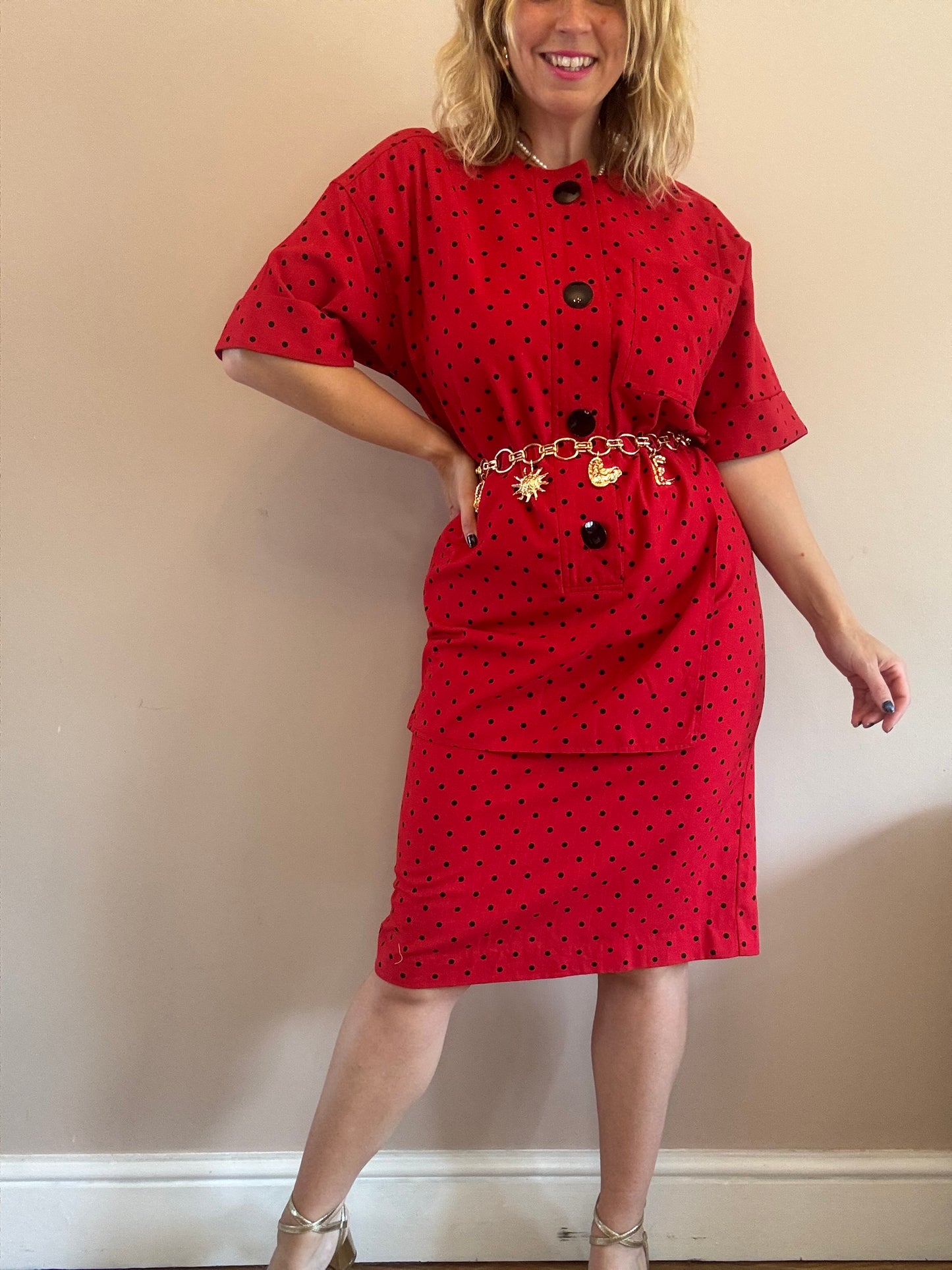 Vintage 1980s ‘ladybird’ dress