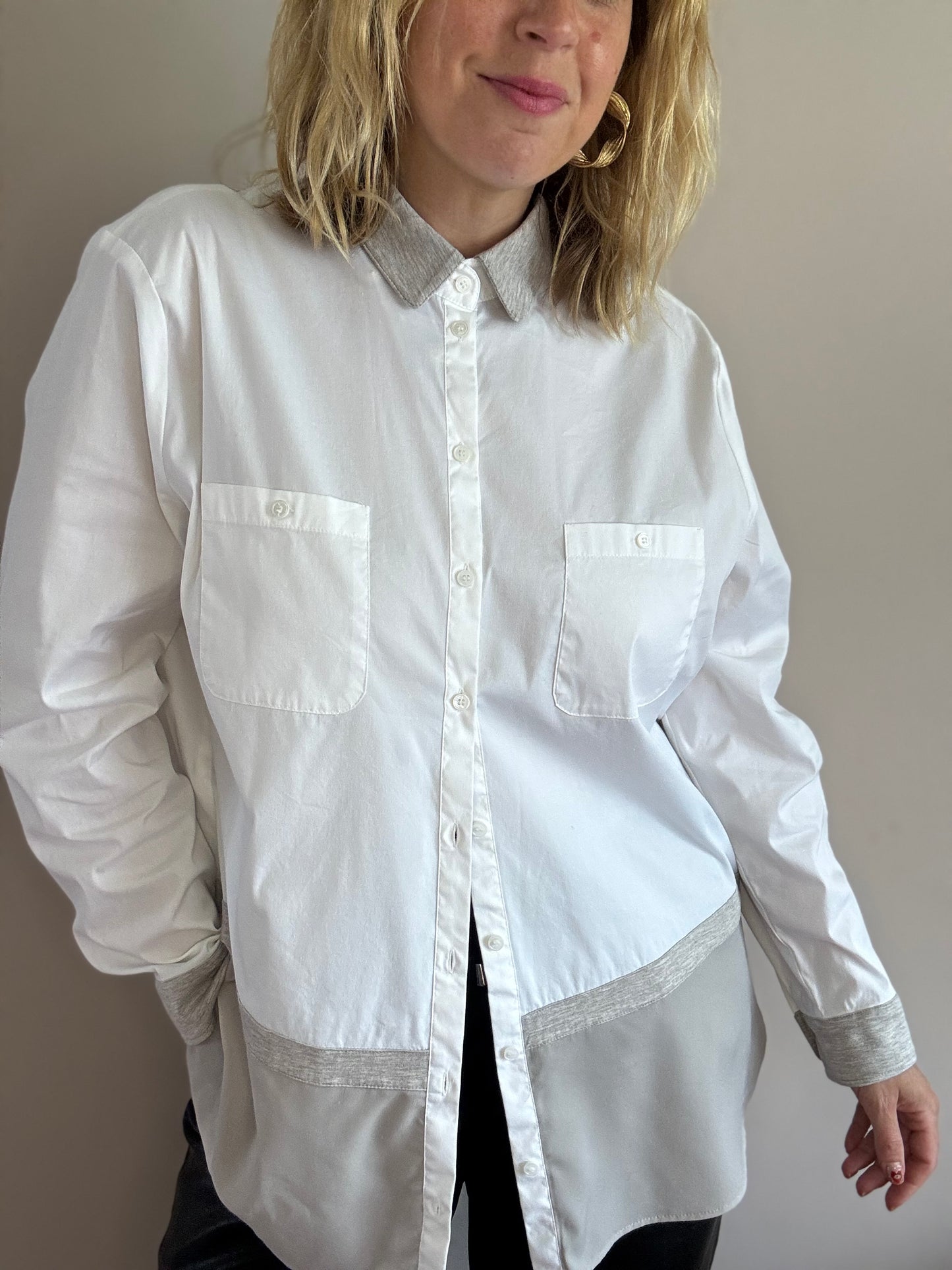 Vintage 1990s white blouse
