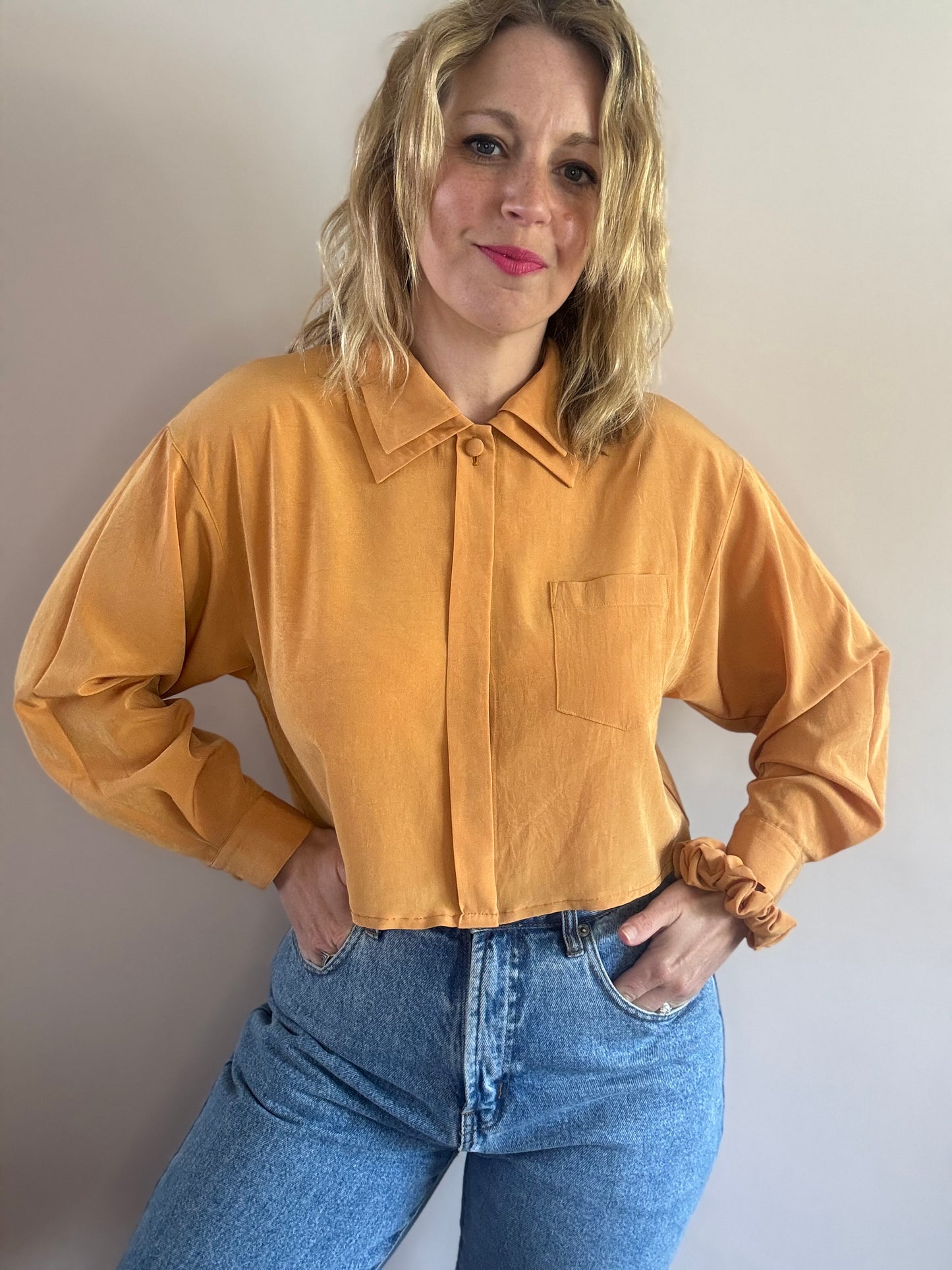 Reworked vintage blouse