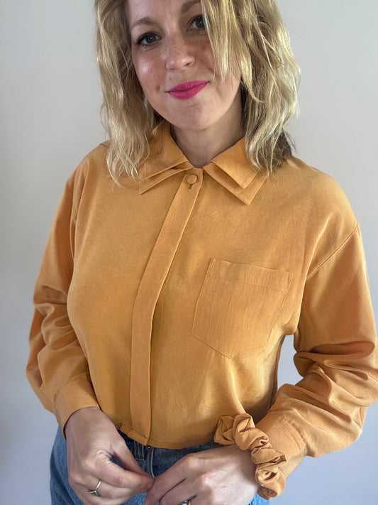 Reworked vintage blouse