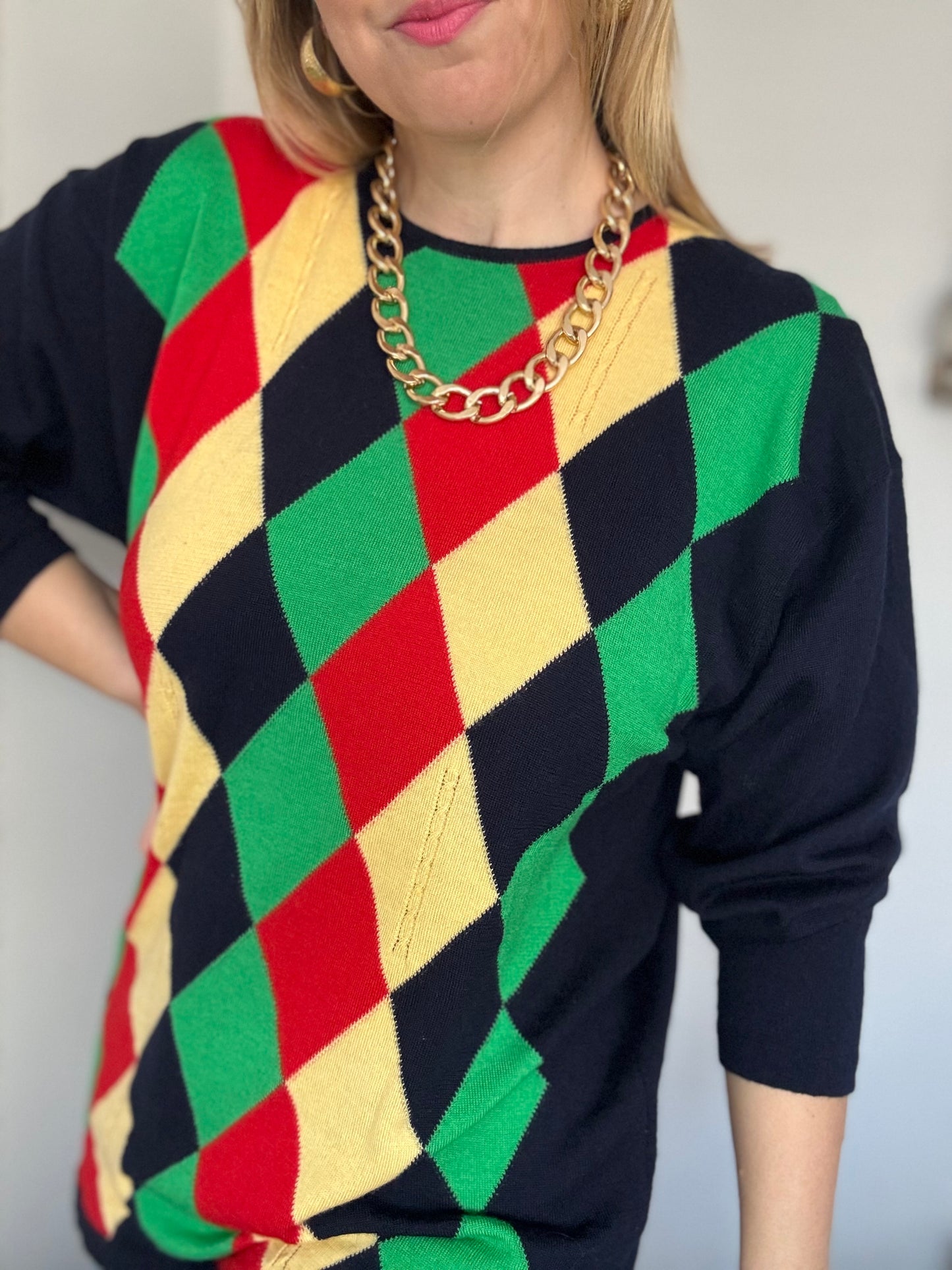 Vintage pure new wool jumper