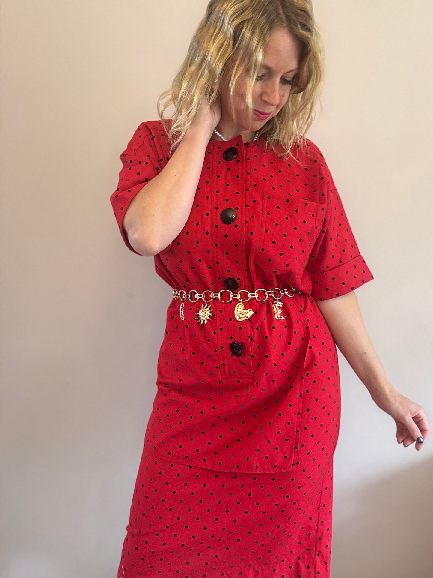 Vintage 1980s ‘ladybird’ dress