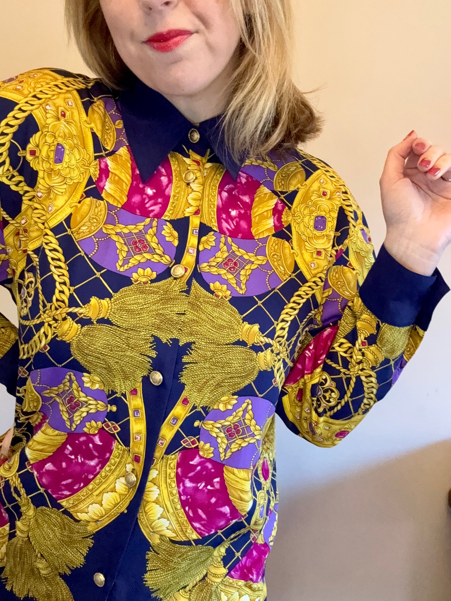 Vintage ‘chain’ blouse