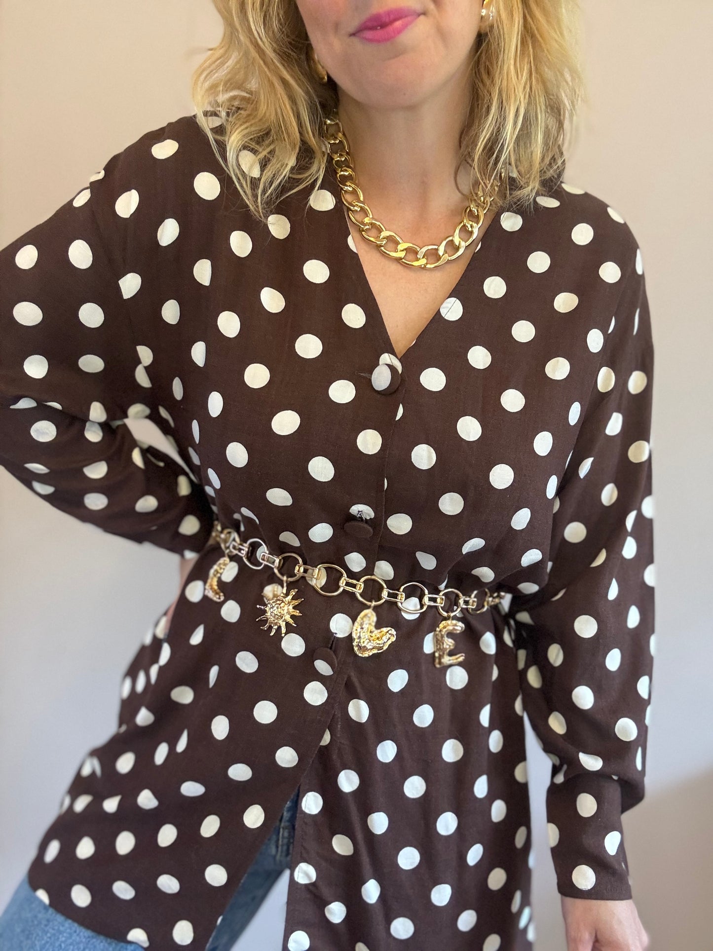 Vintage ‘dot’ blouse