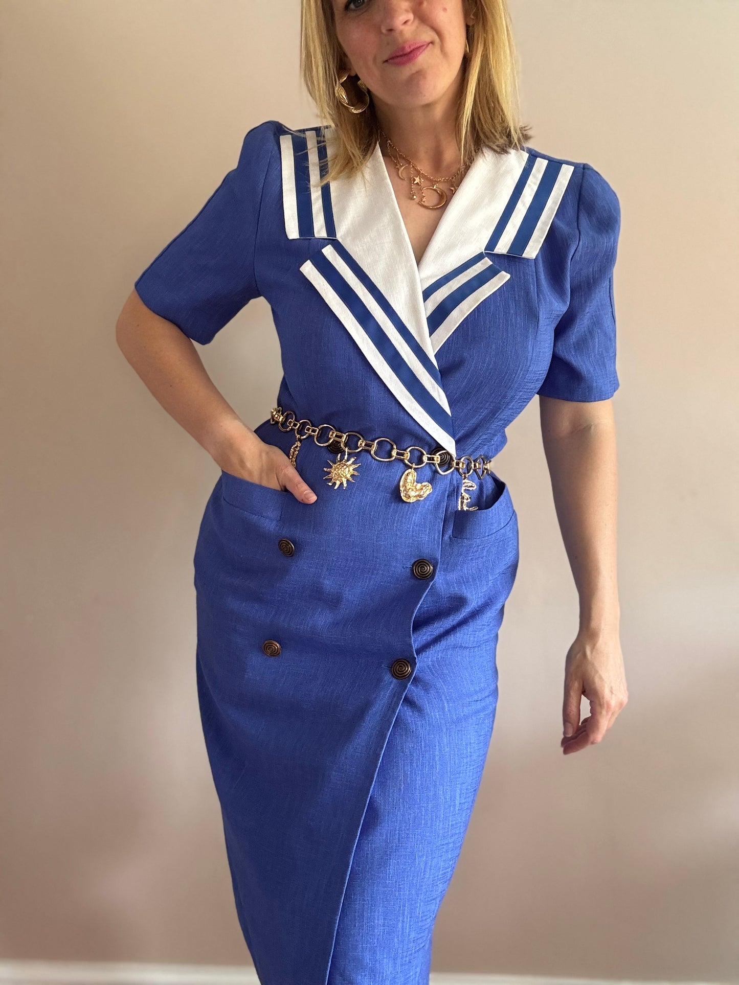 Vintage nautical dress