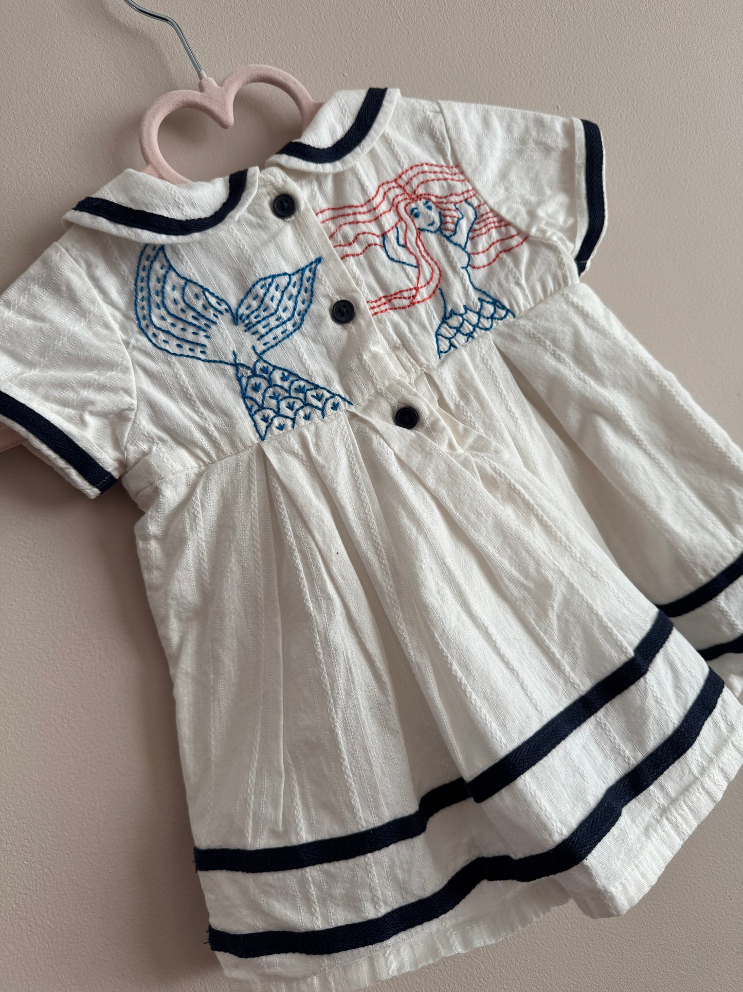‘Mermaid’ sailor dress
