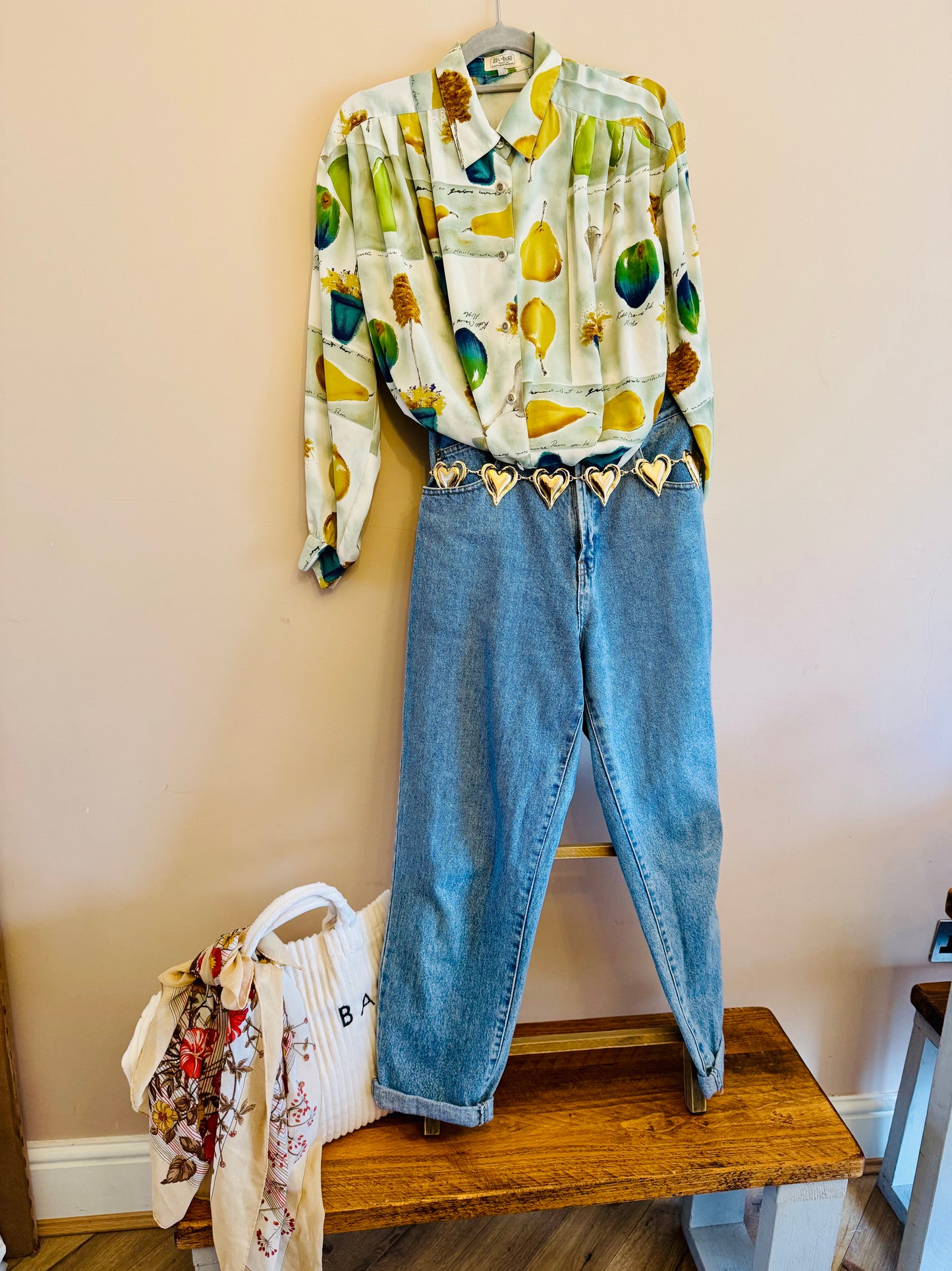 Vintage ‘garden’ blouse