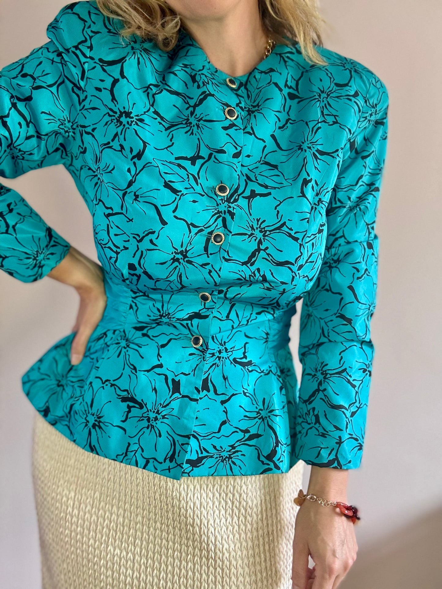 Vintage ‘1980s statement bow’ jacket
