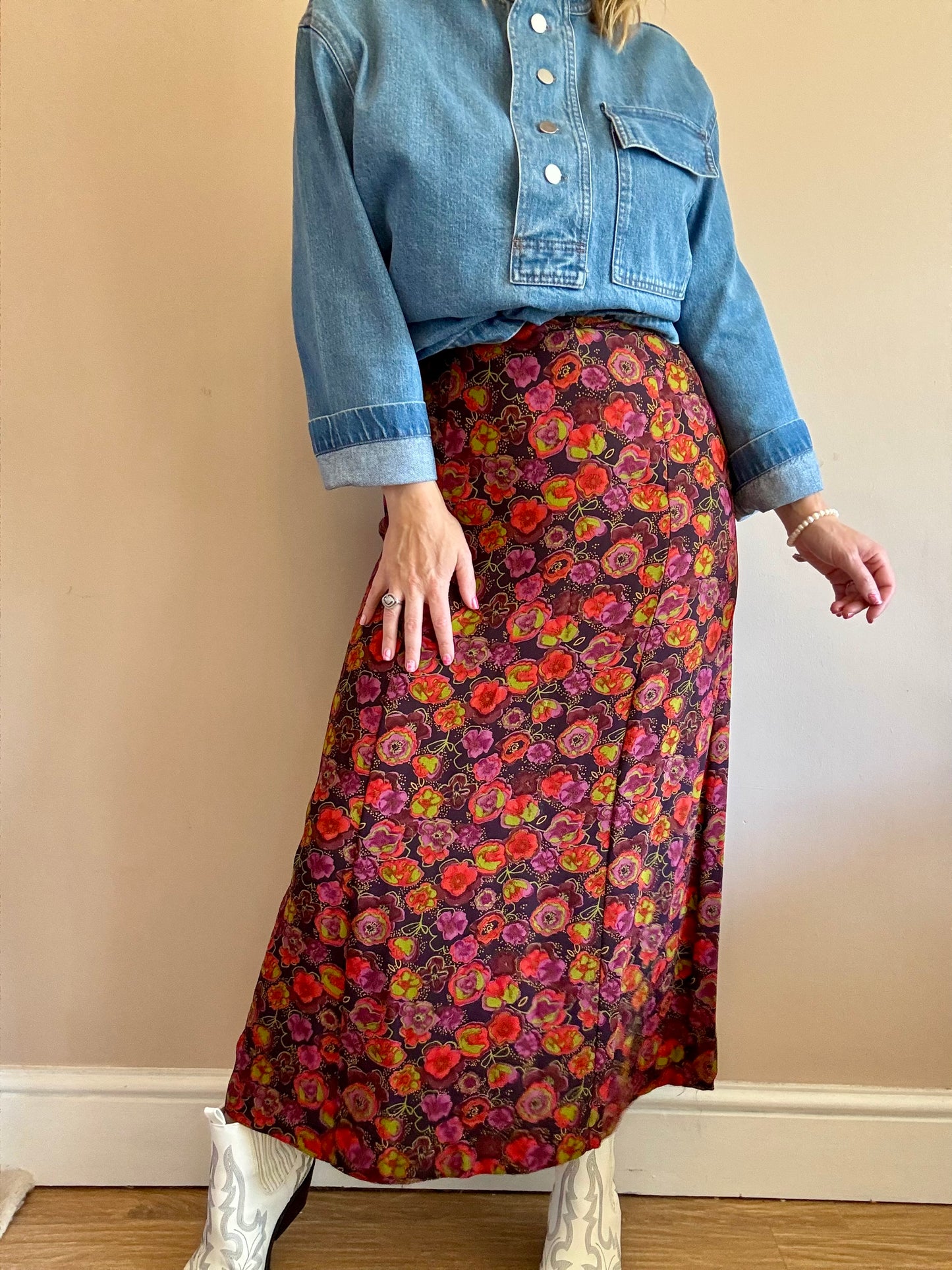 Laura Ashley vintage maxi skirt.