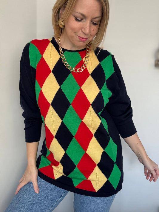 Vintage pure new wool jumper