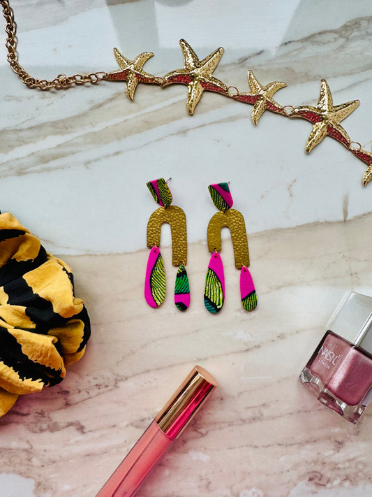 Handmade ‘tropical’ earrings