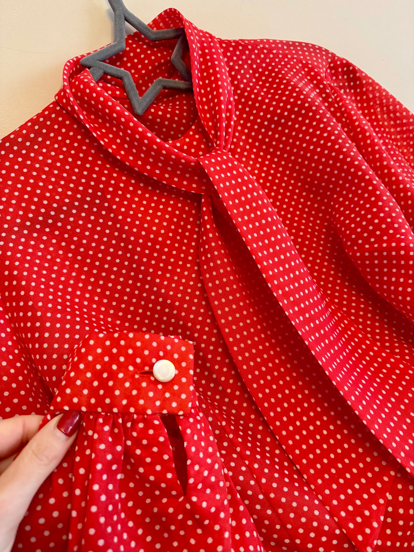 Vintage ‘polka’ blouse