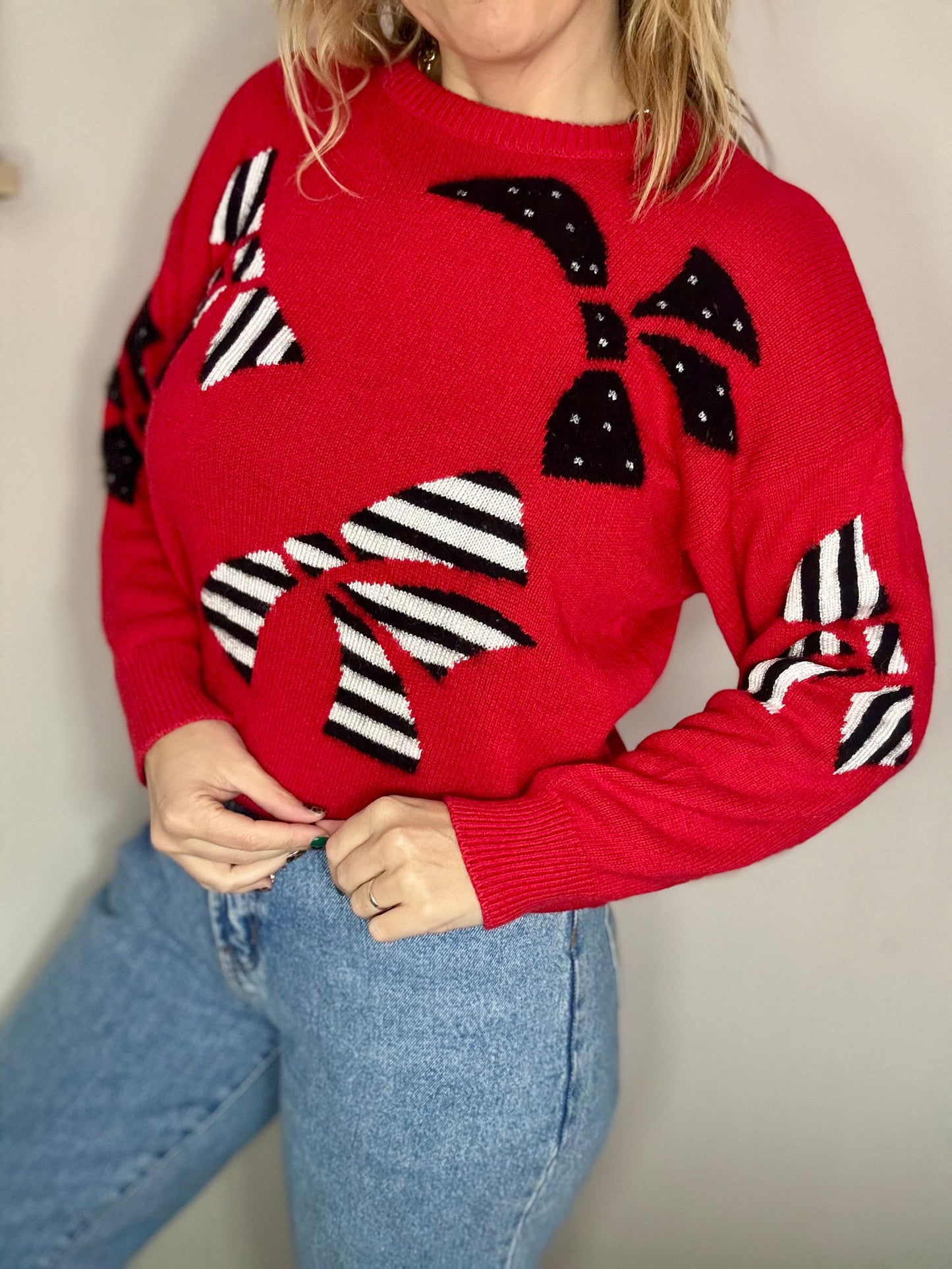 Vintage ‘Betty Barclay bow’ jumper