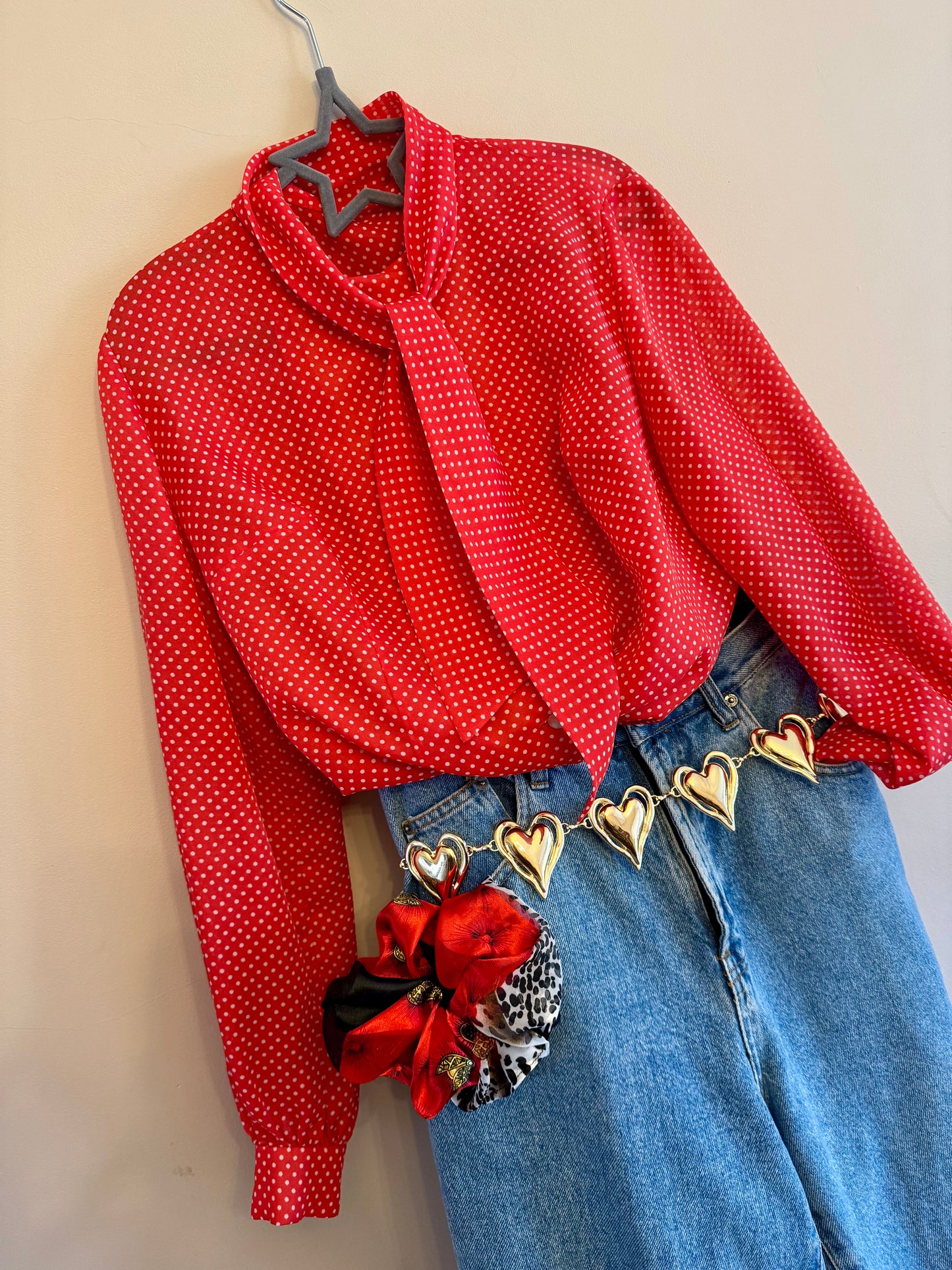 Vintage ‘polka’ blouse