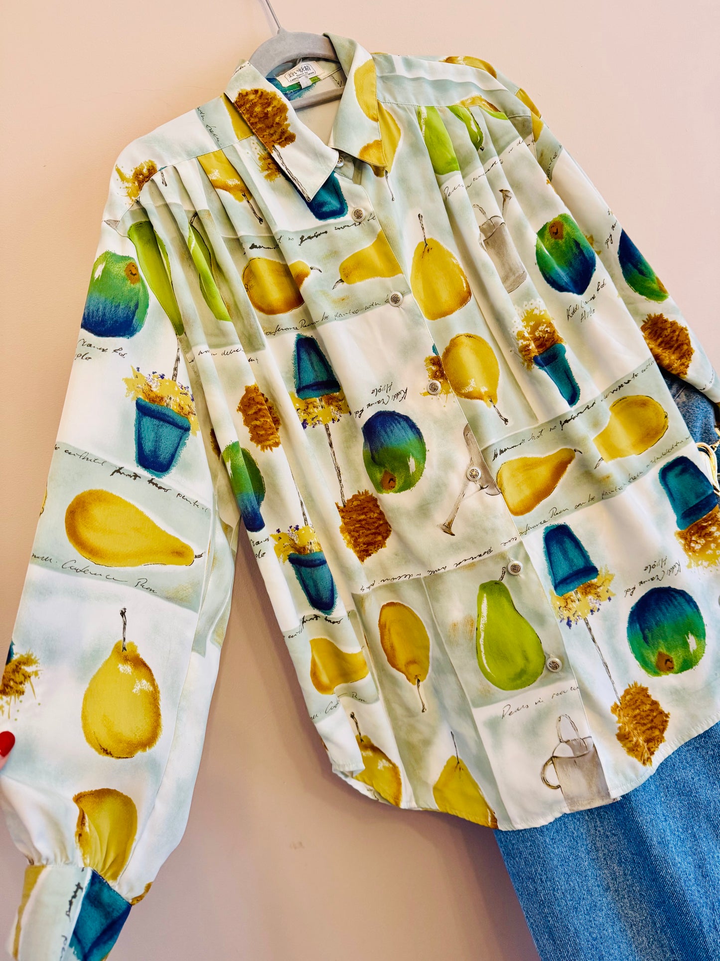 Vintage ‘garden’ blouse