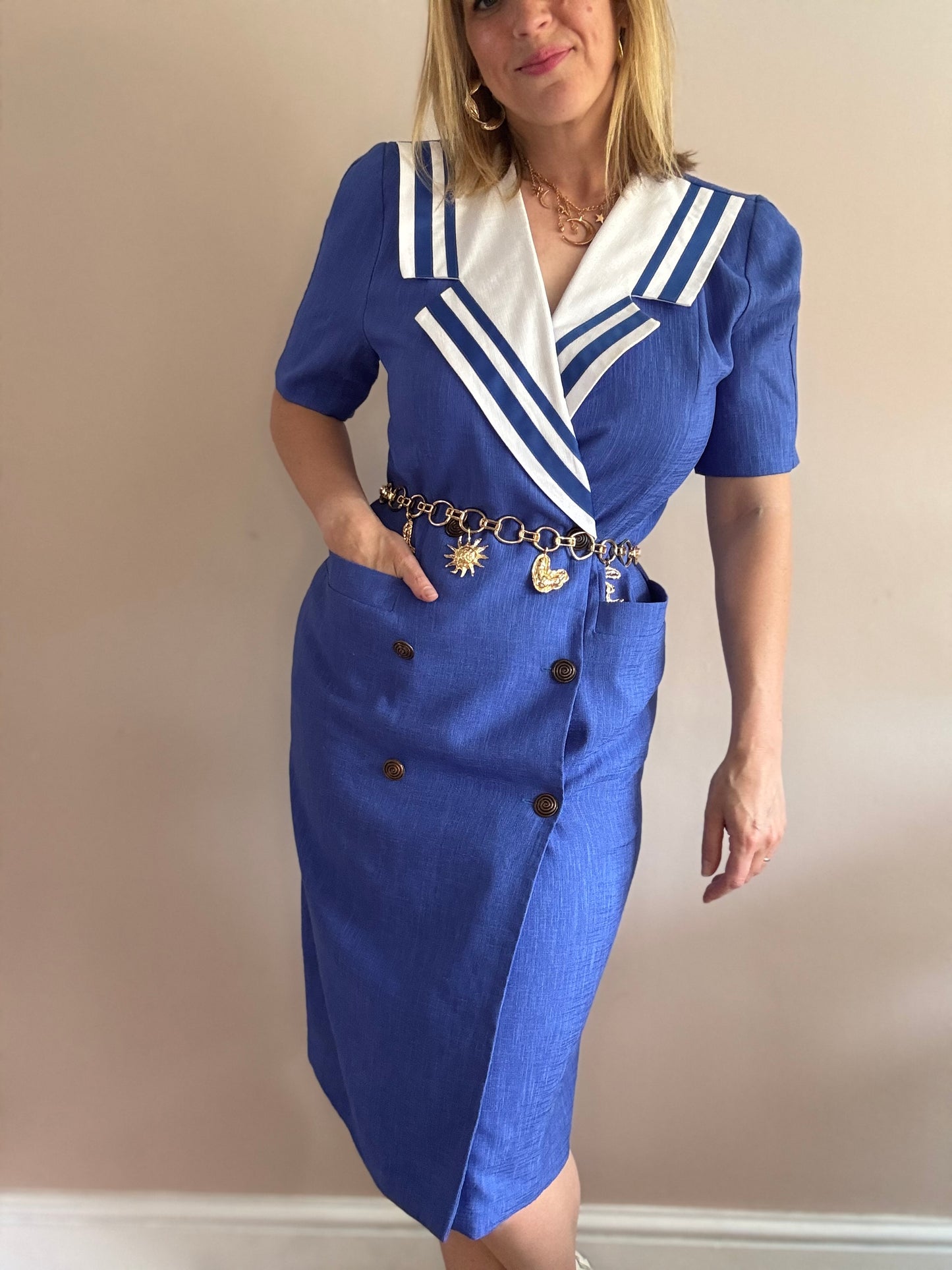 Vintage nautical dress