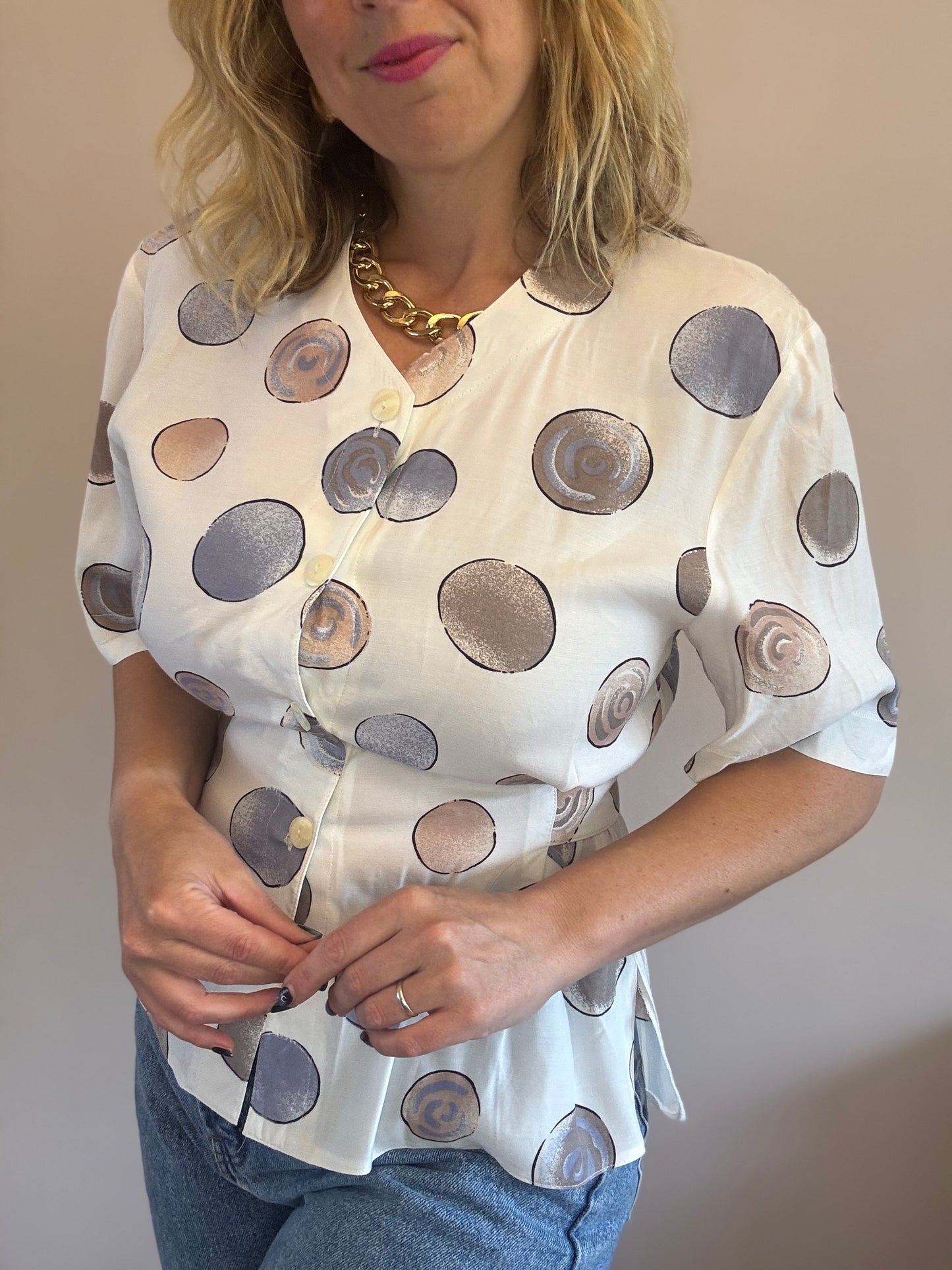 Vintage ‘spot’ blouse
