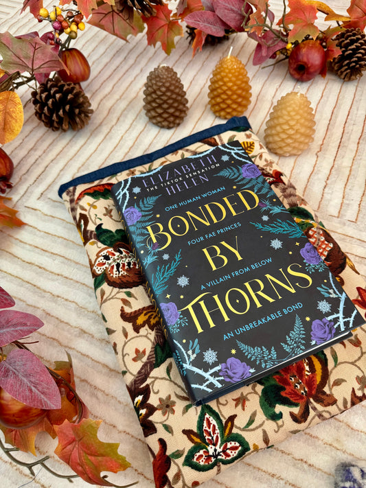 Vintage 1970s Sanderson ‘Autumn Vines’ large book bed