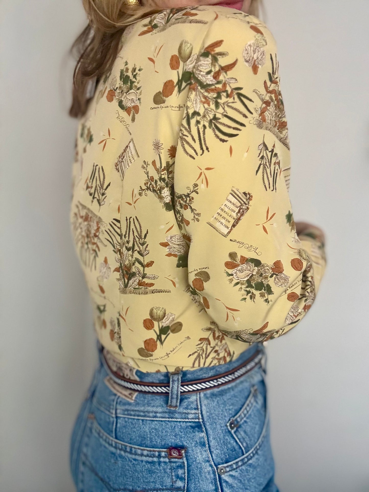 Vintage ‘romantic floral’ blouse