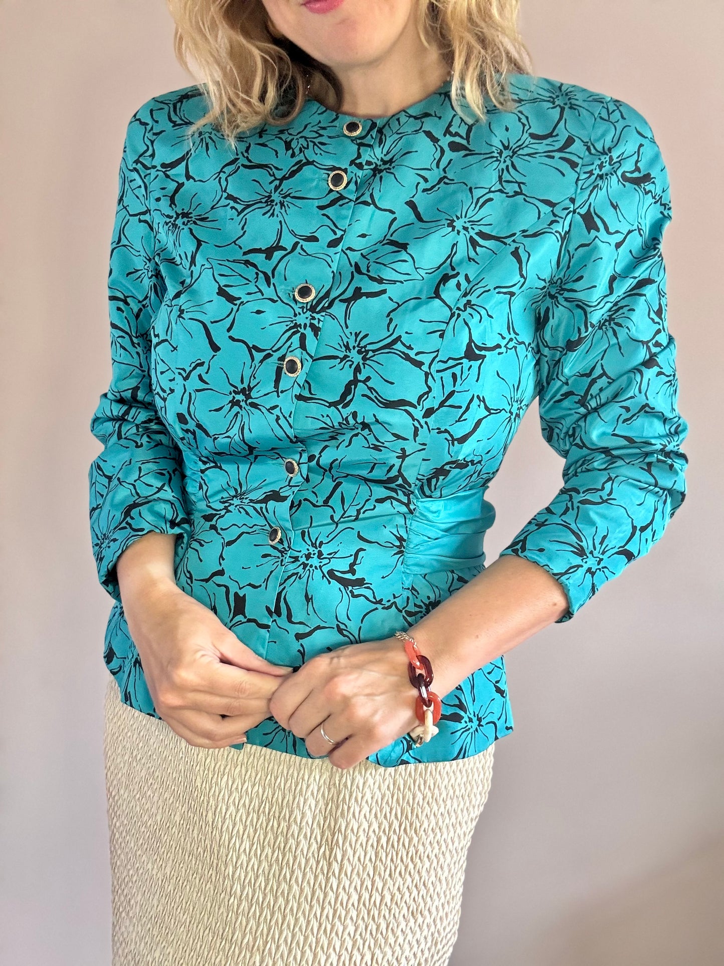 Vintage ‘1980s statement bow’ jacket
