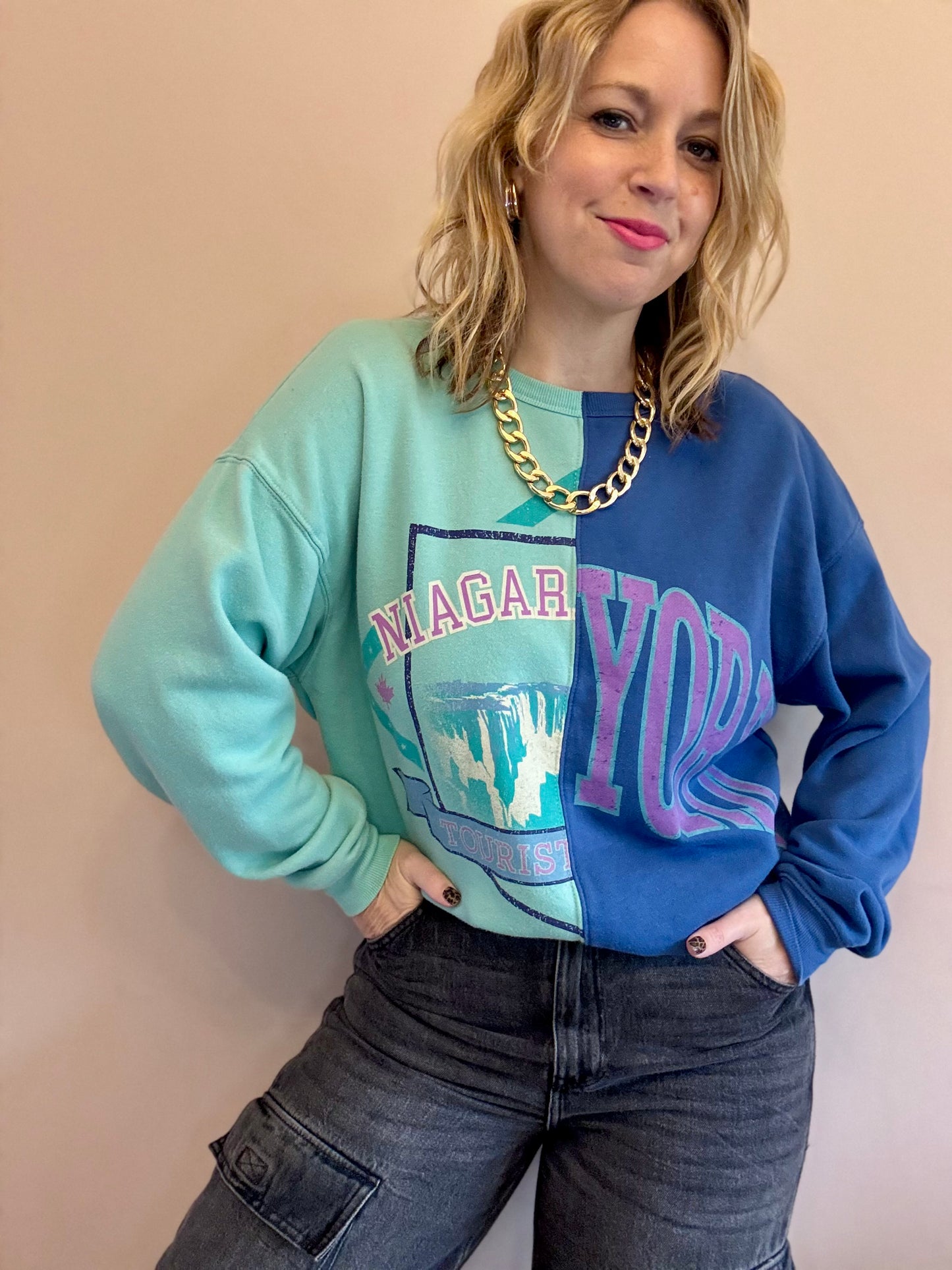 Preloved ‘clash’ sweatshirt