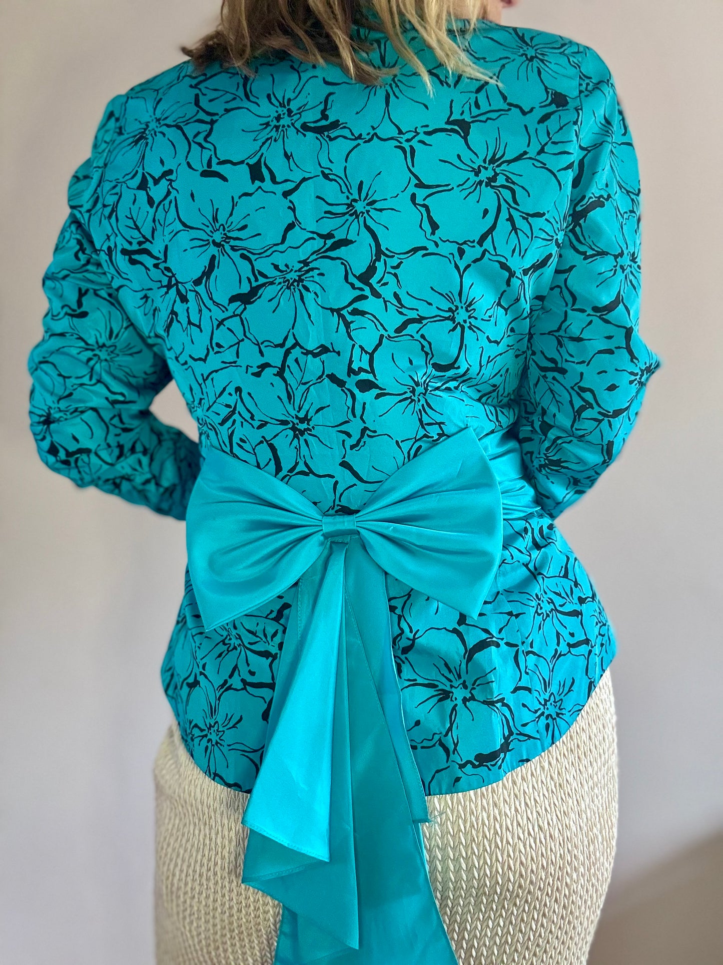 Vintage ‘1980s statement bow’ jacket