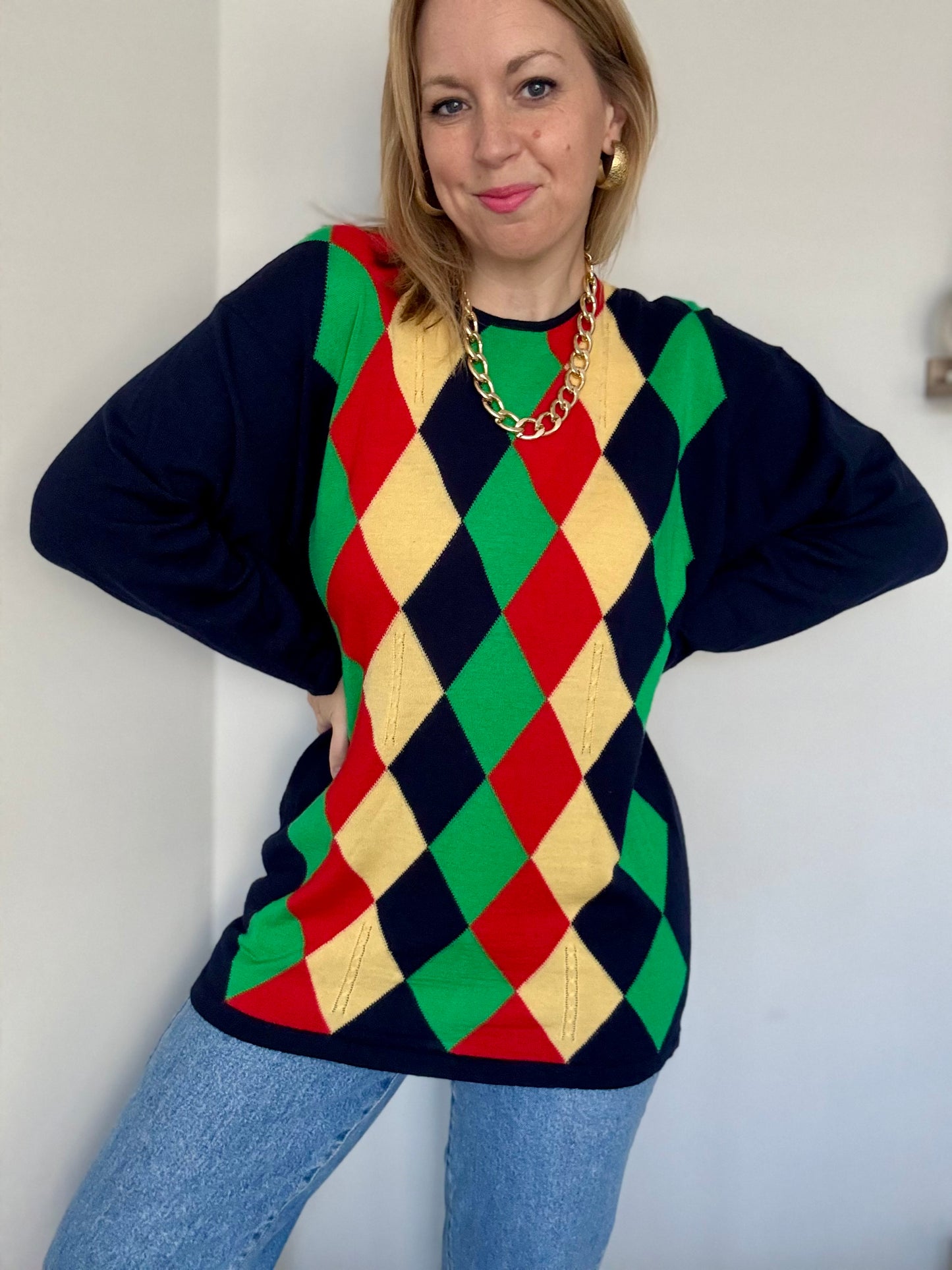 Vintage pure new wool jumper