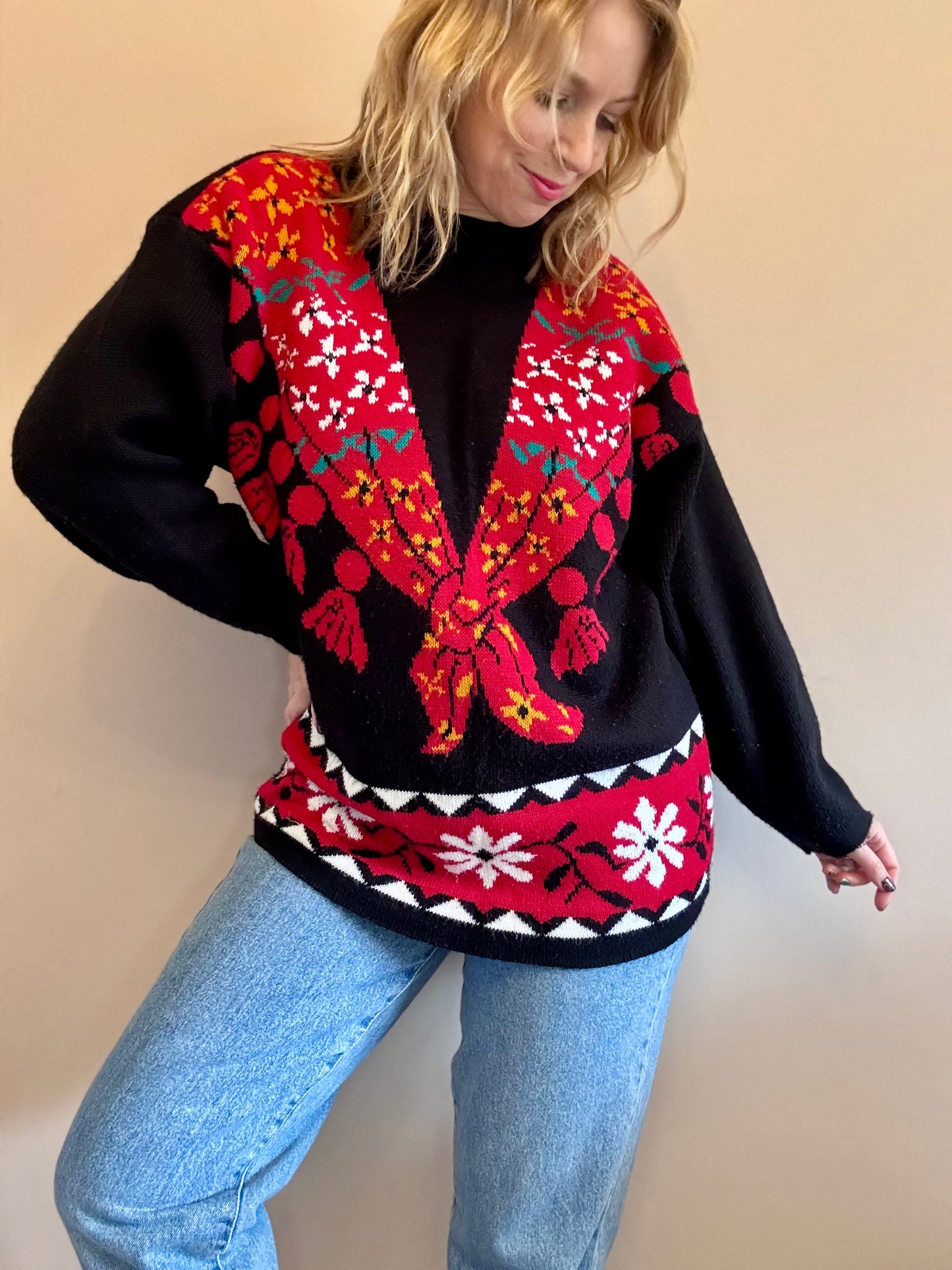 Vintage ‘shawl’ jumper