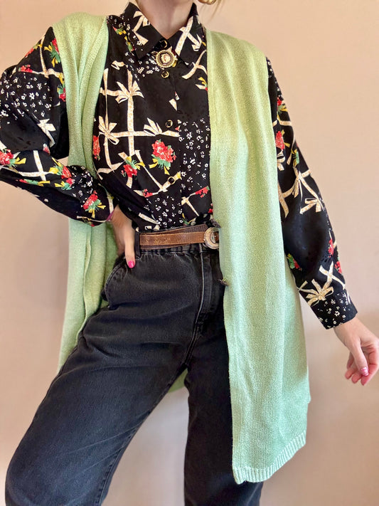 Vintage fine knit waistcoat