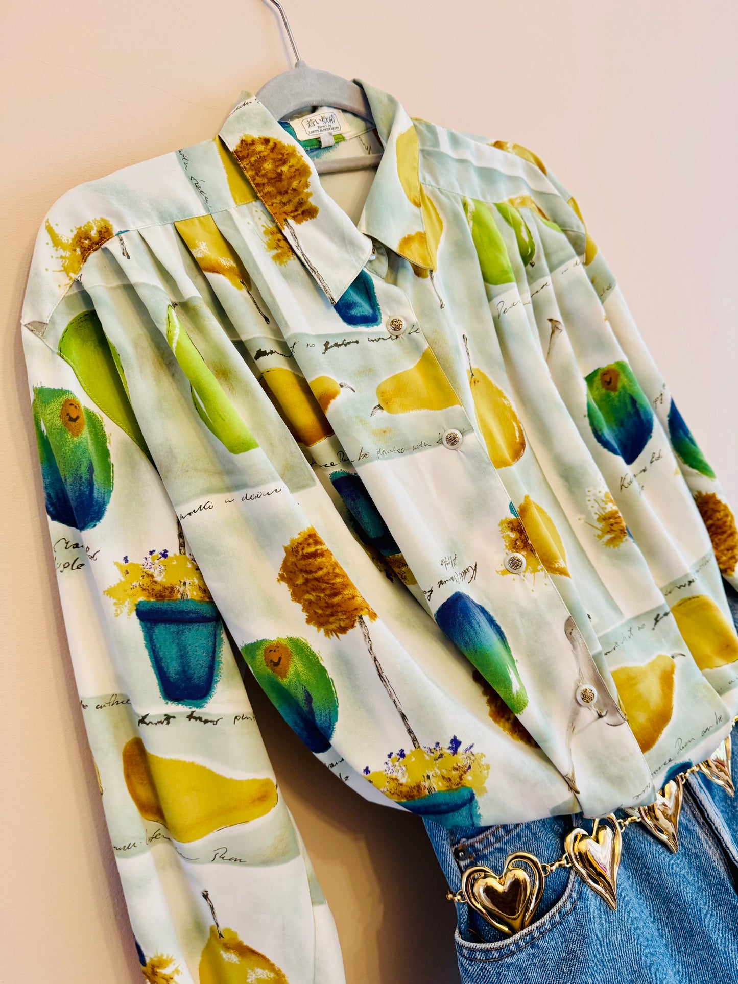 Vintage ‘garden’ blouse