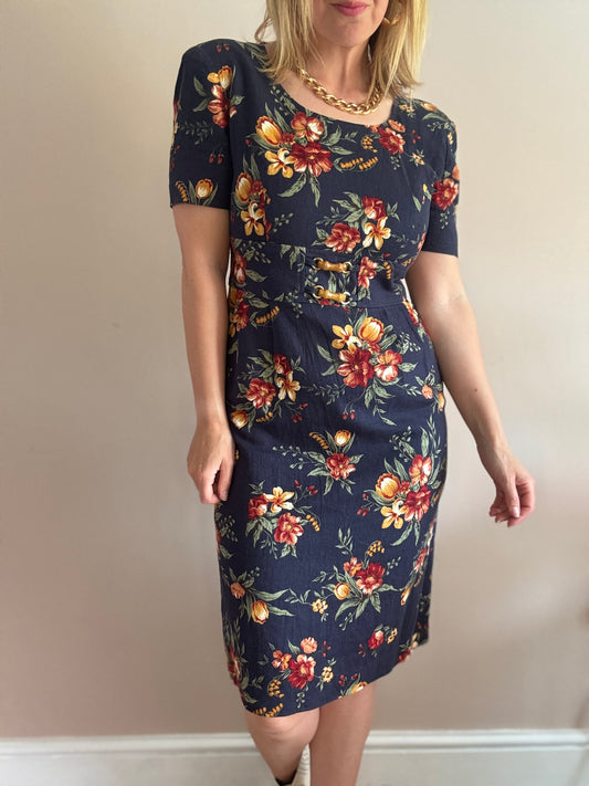 Vintage 1990s floral dress