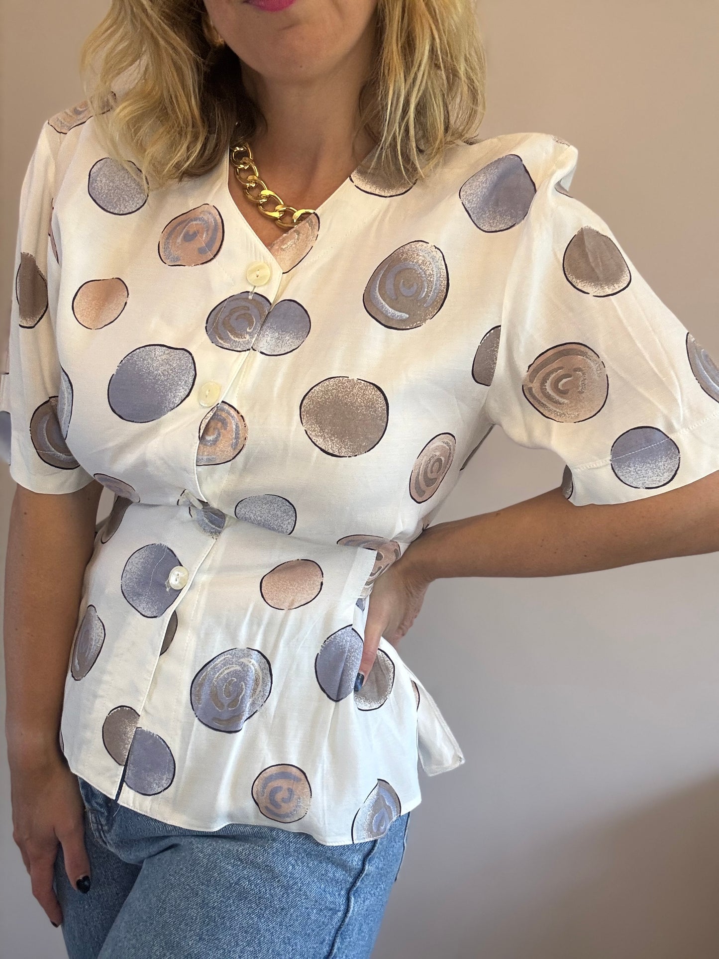 Vintage ‘spot’ blouse