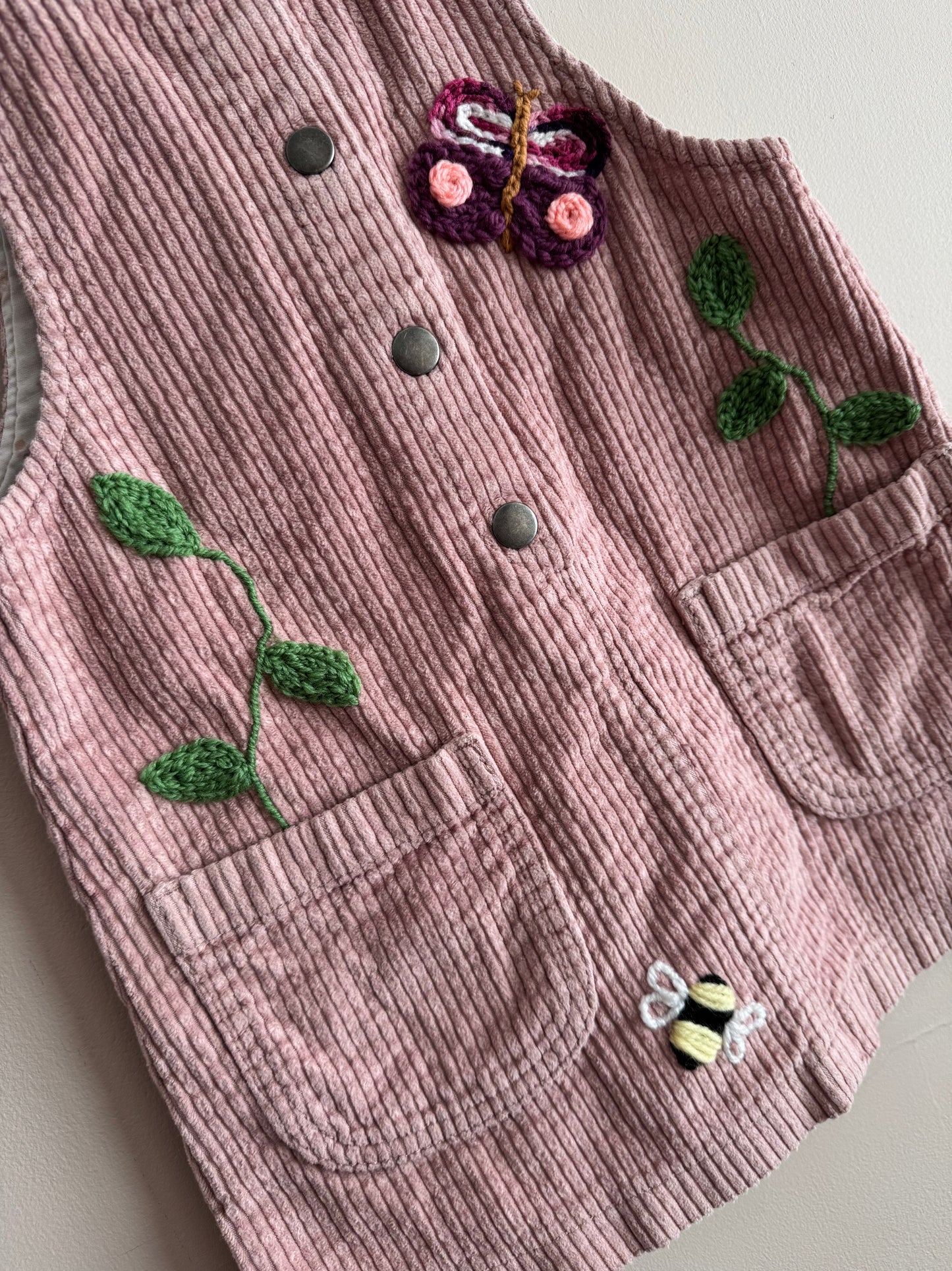 ‘Bee & Butterfly’ dungaree dress