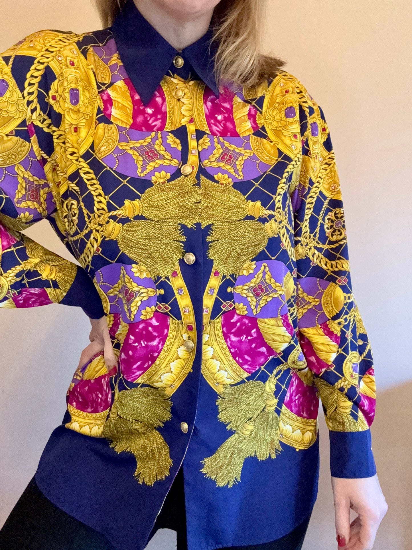 Vintage ‘chain’ blouse