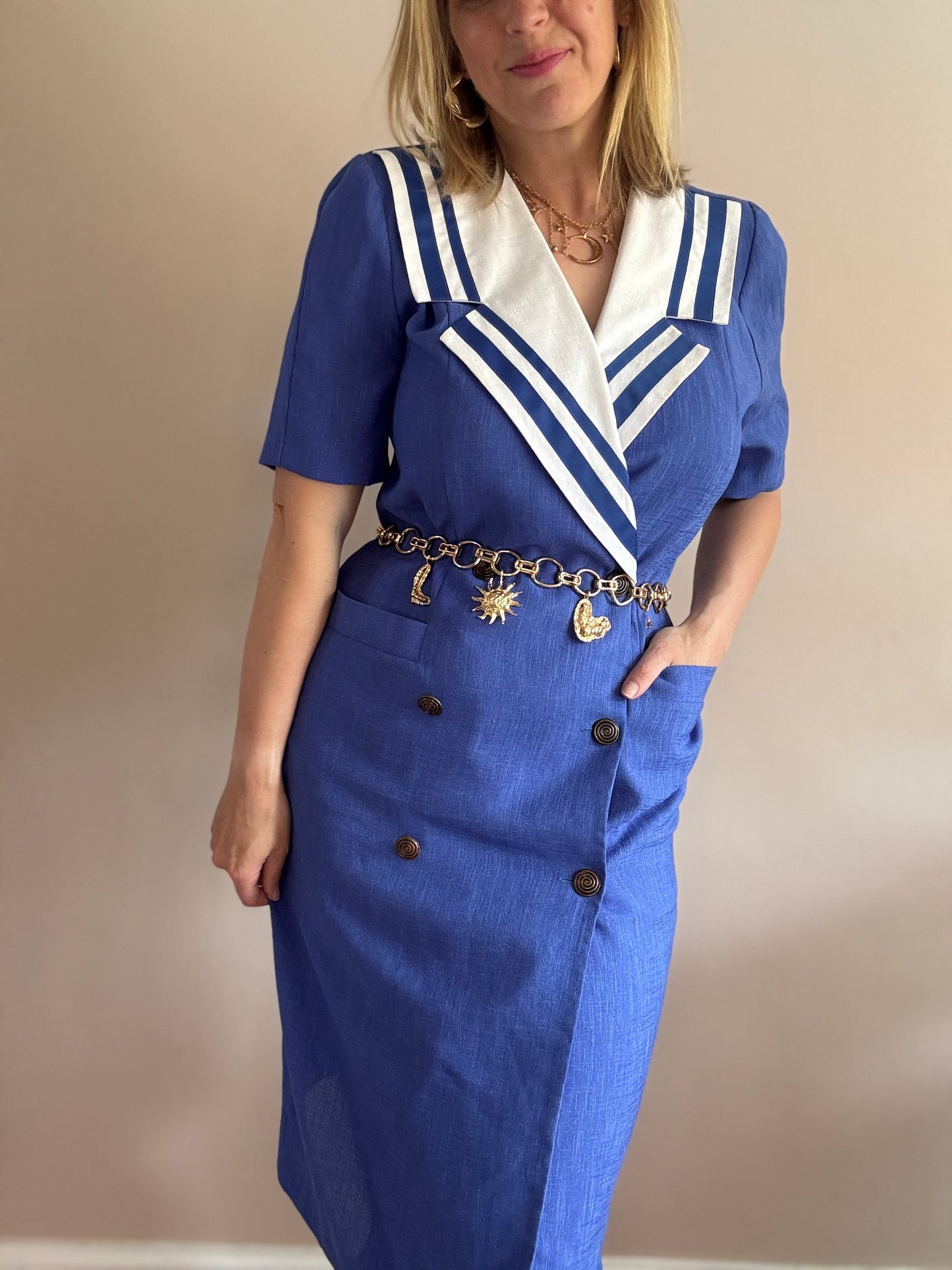 Vintage nautical dress