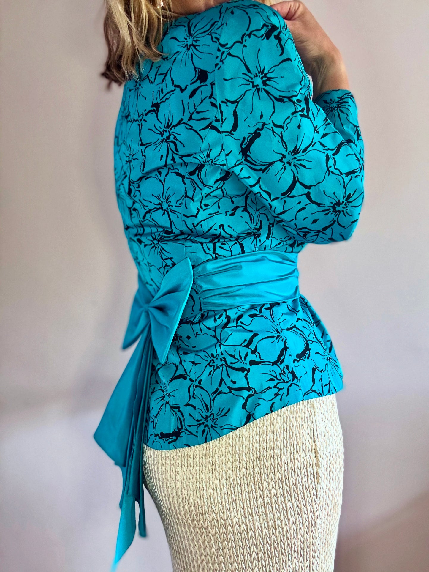 Vintage ‘1980s statement bow’ jacket