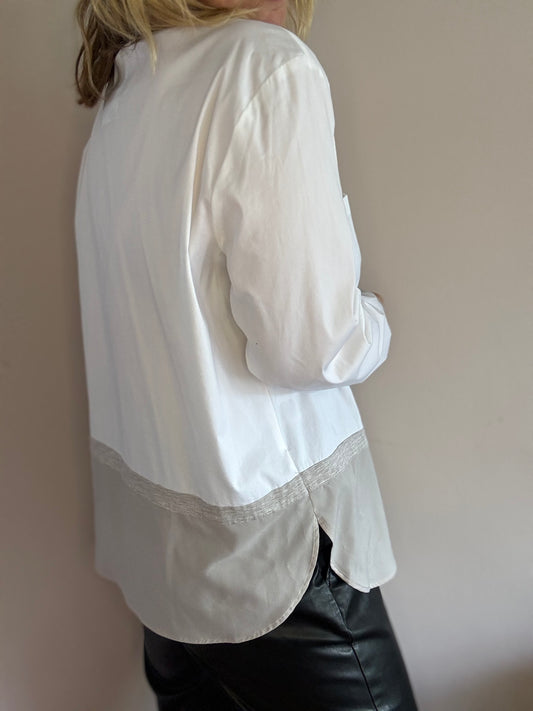 Vintage 1990s white blouse