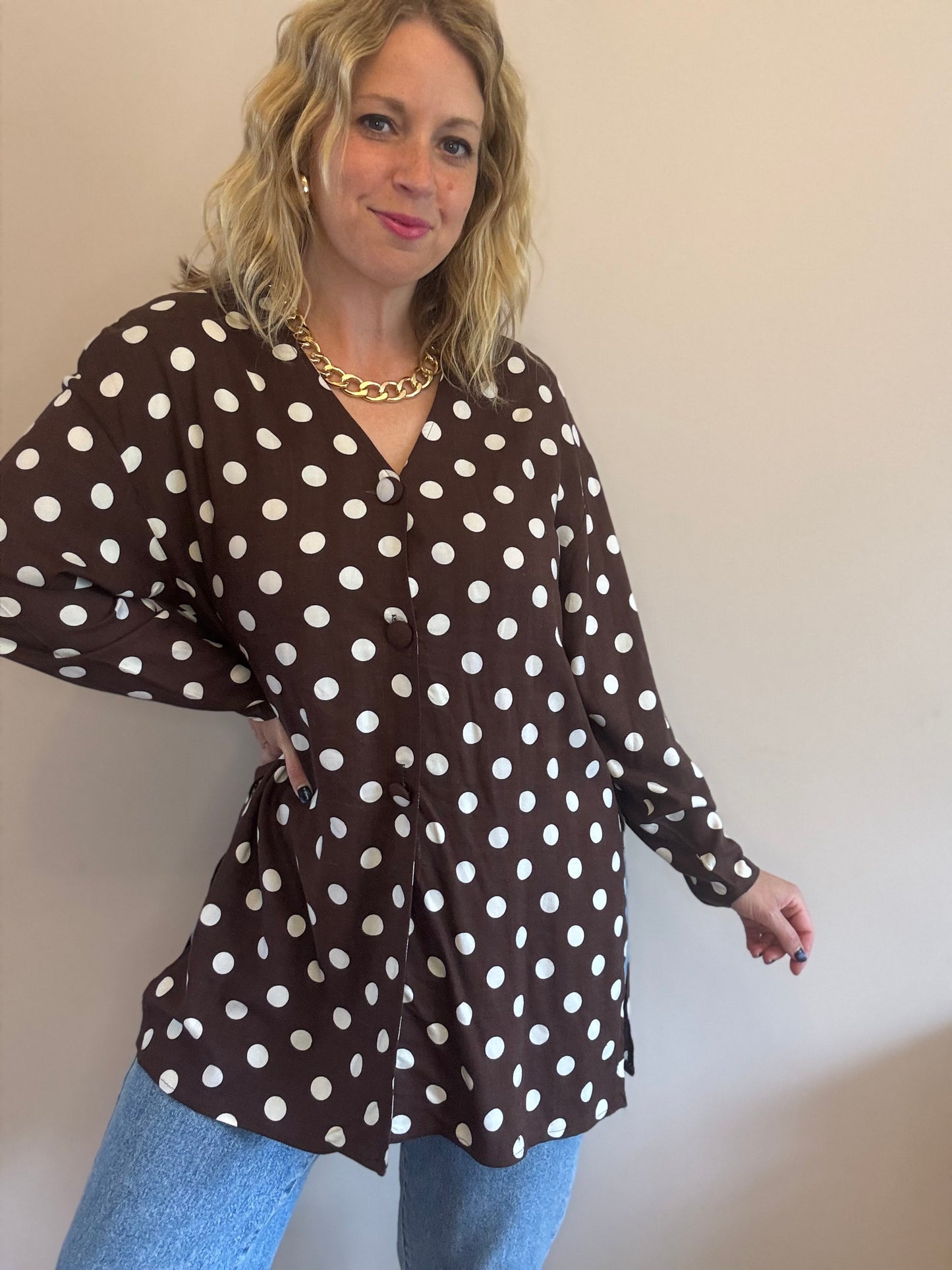 Vintage ‘dot’ blouse