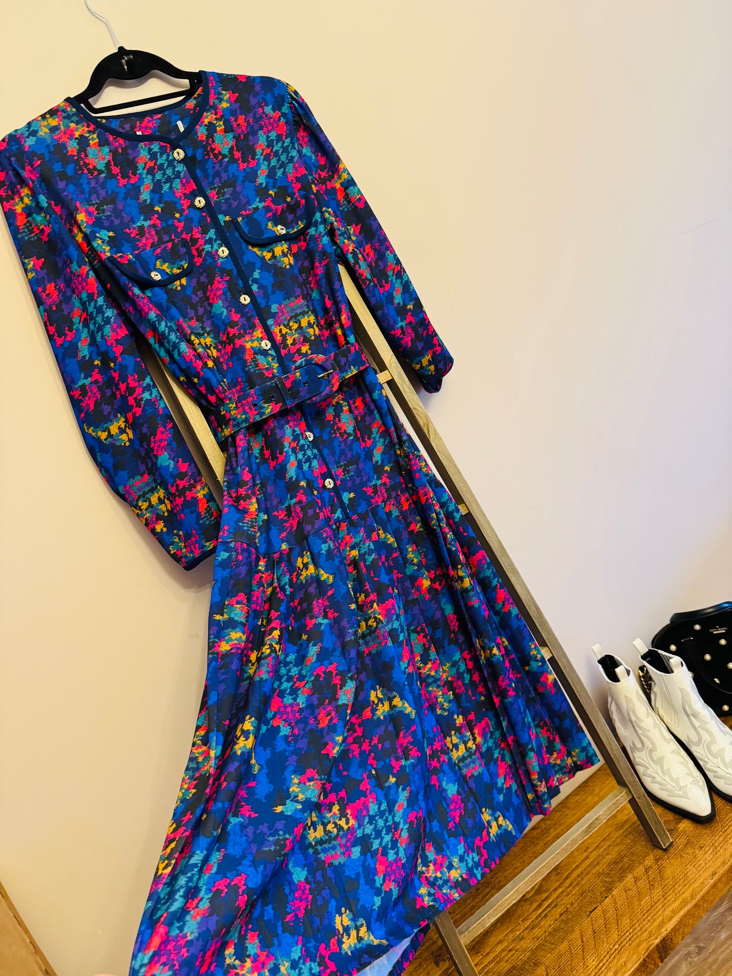 Vintage ‘jewel tone’ dress