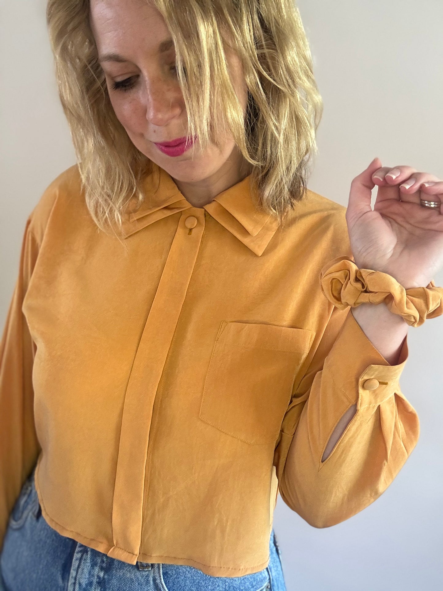 Reworked vintage blouse