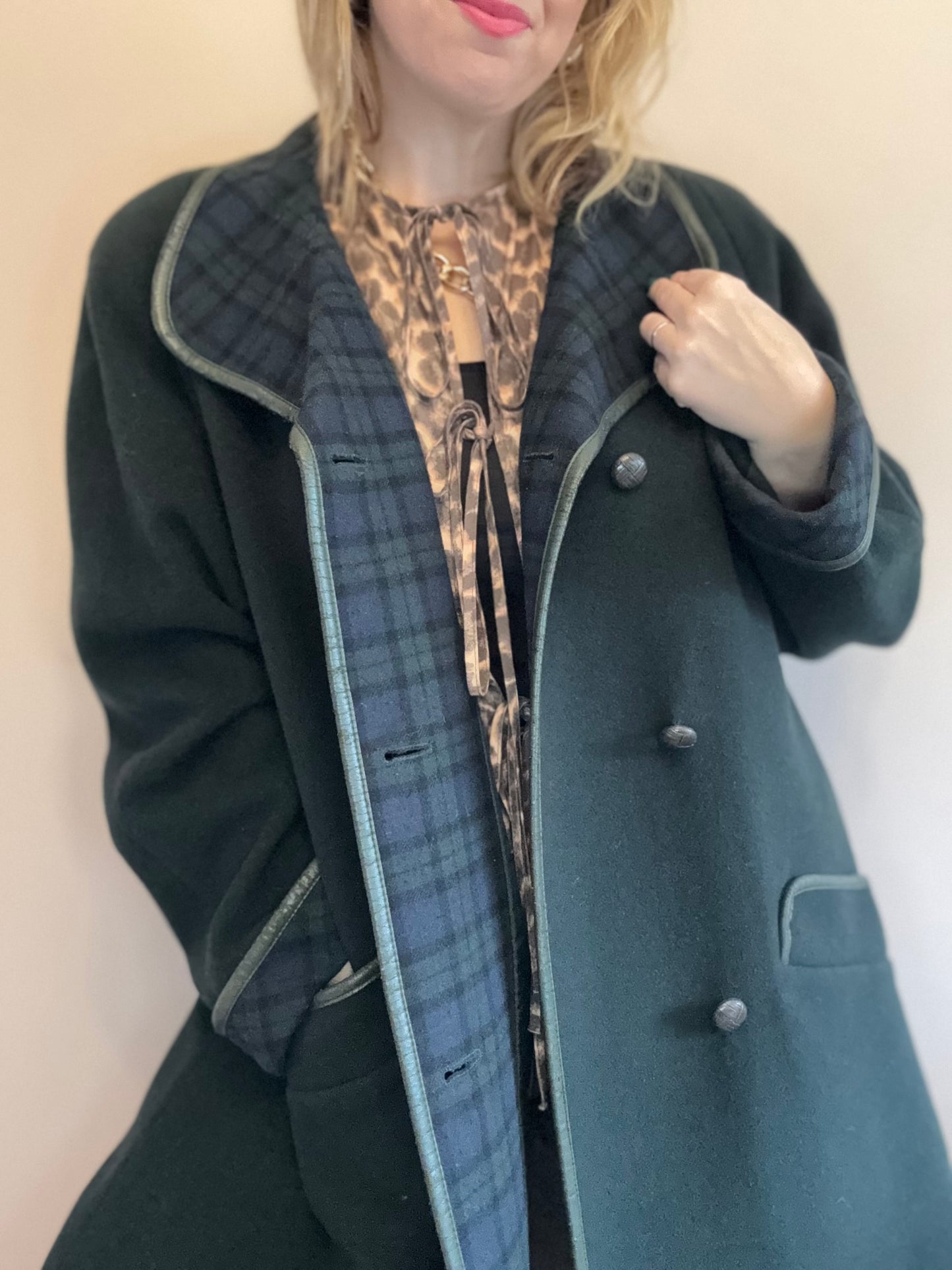 Vintage wool blend coat