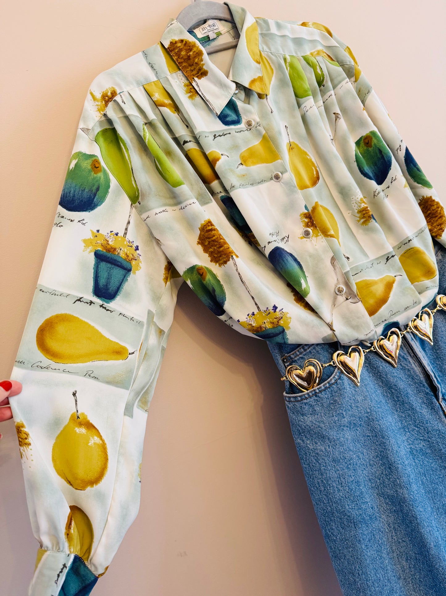 Vintage ‘garden’ blouse